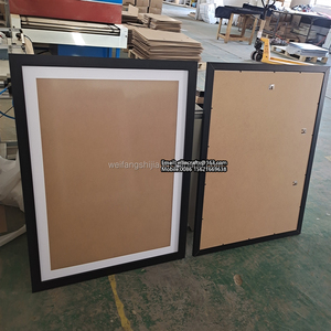 Vente en gros de profilés MDF noir et blanc A1 A2 A3 A4, <span class=keywords><strong>cadre</strong></span> <span class=keywords><strong>photo</strong></span> en bois mat avec passe-partout <span class=keywords><strong>10x15</strong></span> 13x18 18x24 - Product Image 4
