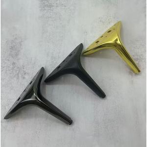 Metal Furniture <b>Leg</b> Black Heavy Duty Minimalist Style Bed Support Hardware Accessory - Product Image 2