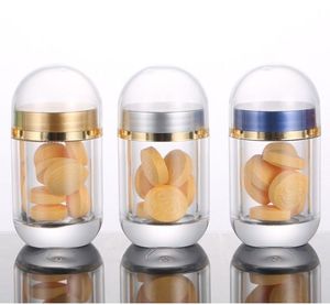 Frascos de Plástico Transparente de 5 ml con Tapas para Pastillas y Tabletas, Material PS, para Vitaminas y Cápsulas - Product Image 1