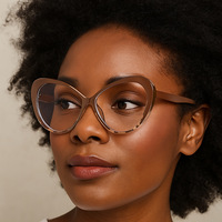 2025 Vogue multicolore oeil de chat lunettes femmes Chic couleur bonbon décor lunettes tendance bleu lumière bloquant ordinateur optique cadres