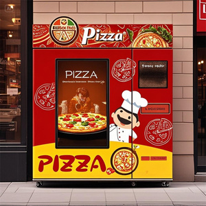 Distributeur automatique intelligent de pizza à écran tactile en vente libre-service commercial de restauration rapide fraîche chaude extérieure entièrement automatique - Product Image 1
