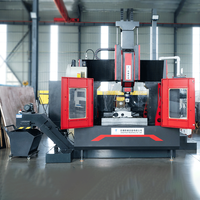 Fresadora de pórtico automática de 5 ejes con control CNC GSK, husillo único BT40, modelo GMC1616, fabricada en China