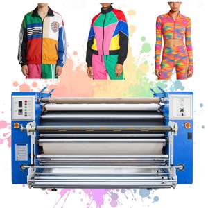 Big Format Semi-Automatic Roll-roll 420 Drum Bottom Feeding Heat Press Machine for Curtains New - Product Image 1