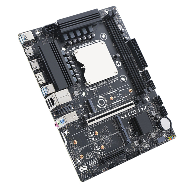 ERYING DIY Gaming Desktop Computer for Intel I7 14650HX 16C24T CPU Combo Interposer Kit with DDR4 RAM SSD NVME M.2 LGA1151