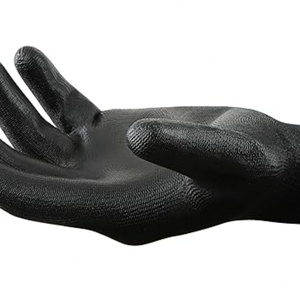 Factory Direct Customizable Wholesale Men's Polyester Coated <b>Touchscreen</b> Safety Work <b>Gloves</b> Anti-slip Tapered Cuff 26cm Bulk - Product Image 2