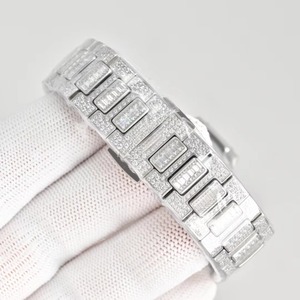 Montre mécanique automatique de luxe pour femmes, ciel étoilé, platine, moissanite, pour occasions haut de gamme, montre d'affaires - Product Image 5