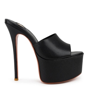 Sandali di Lusso da <span class=keywords><strong>Donna</strong></span> con <span class=keywords><strong>Tacco</strong></span> Alto, Design Elegante, Punta Aperta e Cinturino alla Caviglia, Alta Qualità, Moda Trendy per Estate e Autunno - Product Image 2