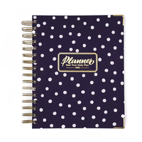 Carnet de planification de mode, journaux intimes, carnet A5, reliure spirale couleur, agenda à points, usage quotidien, format à feuilles mobiles