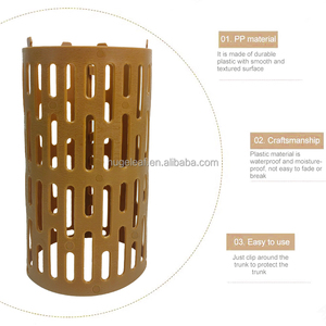 15 pièces de protection de <span class=keywords><strong>tronc</strong></span> d'<span class=keywords><strong>arbre</strong></span> de jardin en PE extensible flexible résistant aux UV à verrouillage facile pour la protection de la faune du jardin - Product Image 3