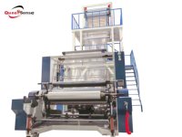 QS-AB1200 Machine de soufflage de film à grande vitesse automatique à double couche co-extrusion LDPE LLDPE HDPE d'origine d'usine pour sacs de livraison