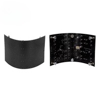 Módulo de Pantalla LED Flexible y Curva de Interior HD P2 SMD a Todo Color para Publicidad