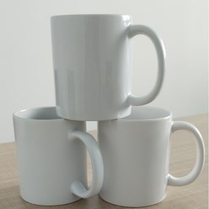 Taza de Cerámica para Café, Color Sólido, con Asa, Forma Redonda, Taza Individual, Artículos Promocionales para Bebidas - Product Image 1