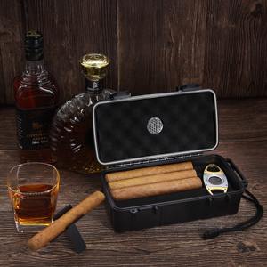 Boîte à cigares extérieure étanche en plastique étui à cigares portable cave à cigares de voyage avec logo personnalisé coffrets cadeaux - Product Image 6