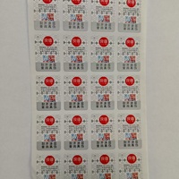 Rouleau d'autocollants holographiques argentés personnalisés à gratter, étiquettes rondes pour la création de cartes de récompense surprise et promotionnelles