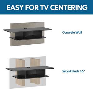 แท่น<span class=keywords><strong>วาง</strong></span><span class=keywords><strong>ทีวี</strong></span>ลอยน้ำพร้อมปลั๊กไฟ55 "คอนโซลสื่อ<span class=keywords><strong>ติด</strong></span><span class=keywords><strong>ผนัง</strong></span>แบบทันสมัยพร้อมประตูศูนย์รวมความบันเทิงสำหรับ<span class=keywords><strong>ใต้</strong></span><span class=keywords><strong>ทีวี</strong></span> - Product Image 4