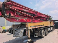 Camión Bomba de Concreto Sany SYM 6x4 con Motor Diésel, 37m-42m, Reacondicionado, Usado, con Piezas Originales, al Mejor Precio
