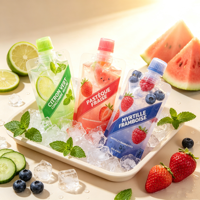 Emballage de poche à bec verseur personnalisé avec logo pour jus de fruits, gelée, purée – Sacs plastiques liquides haute barrière avec buse