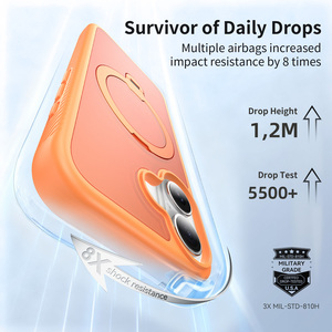 เคสโทรศัพท์แบบหมุนได้ 360 องศา สำหรับ <span class=keywords><strong>iPhone</strong></span> 17 Pro <span class=keywords><strong>Max</strong></span> พร้อมแม่เหล็กกันกระแทก TPU+PC รองรับการชาร์จไร้สายและป้องกันรอยนิ้วมือ - Product Image 2