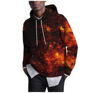 Sudadera con Capucha para Hombre Talla Grande Ultimate Plus, Sudadera con Estampado Gráfico Personalizado y Bolsillo Estampado, Ropa Cómoda de Verano ODM - Product Image 5