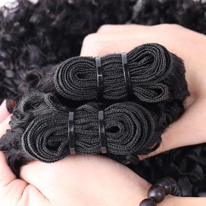 Tissage coupé carre vietnamita tempio perruque grezzo di grigio indiano capelli fasci di clip indiana in pizzo d'odio <span class=keywords><strong>e</strong></span> senza bouclé di trama - Product Image 4