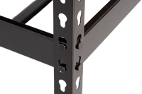 Étagère de stockage industrielle multi-niveaux réglable en métal robuste pour entrepôt, présentoir industriel