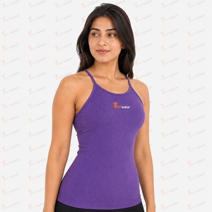 Camiseta Deportiva sin Mangas para Mujer, Ropa Deportiva, Fitness, Running, Entrenamiento, Yoga, Top Deportivo Transpirable y Ligero - Product Image 3