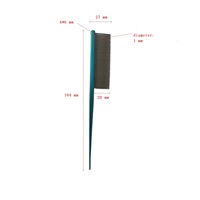 Poignée ergonomique en aluminium Confort Utilisation efficace Tapis résistant pour enlever les enchevêtrements Chien Animal Chat Peigne