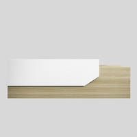 Bureau d'accueil pour entreprise, institut de formation, bureau, réception, design simple et moderne, sur mesure