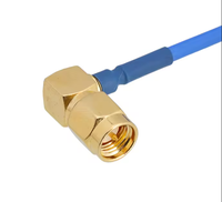 Fiche SMA vers prise SMA RG58 RG174 RG316 RG402 Câble avec câble coaxial et SMA femelle mâle à angle droit