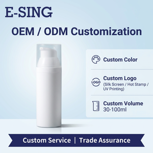 Customizable Oval Plastic Cosmetic Packaging <strong>Lotion</strong> Shampoo <strong>Bottle</strong> Lip Gloss Tubes Skincare Airless <strong>Pump</strong> Available <strong>Bulk</strong> Order - Product Image 2