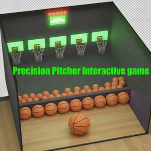 Jeu interactif de lancer de précision - Plastique et métal - Éducatif - Utilisation en intérieur/extérieur - Pour parcs d'aventure - Parcs de trampolines - Garderies - Product Image 4
