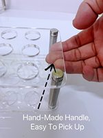 Rack pour tubes à essai 6/12 trous simple/double rangée pour tubes de 5ml 10ml utilisation en laboratoire