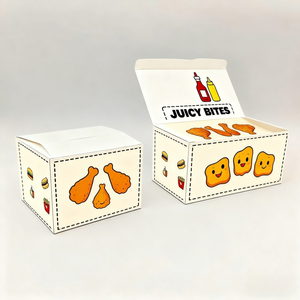 Phân Hủy Sinh Học Bao Bì Thực Phẩm <span class=keywords><strong>Container</strong></span> Giấy Dùng Một Lần Thức Ăn Nhanh Hộp Cho Gà Khoai Tây Chiên Đóng Dấu In Nhanh Bao Bì Thực Phẩm - Product Image 5