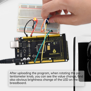 Keyestudio Kit elettronico MEGA scheda di sviluppo 2560 R3 Cp2102 Atmega 2560 compatibile con <span class=keywords><strong>arduino</strong></span> Mega 2560 - Product Image 4