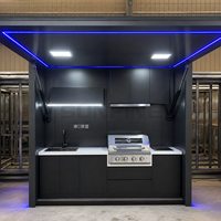 Cuisine extérieure portable, station couverte pour les événements de barbecue dans la cour