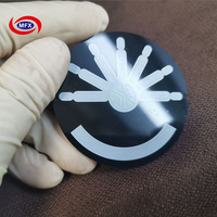 Panneau d'affichage en plastique PMMA PC personnalisé avec impression sérigraphique noire, écran tactile en acrylique PMMA 4H