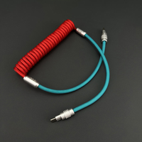 Câble de charge rapide rétractable USB-C en spirale, tressé en filet, 240W, C-C, pour voiture, compatible iPhone 17-15, directement de l'usine
