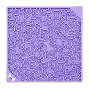 Alfombrilla Plegable de Silicona para Perros, Moderna, Disponible en Tamaños Pequeño y Grande, Forma Cuadrada, para Alimentar Mascotas, Gatos y Perros - Product Image 1