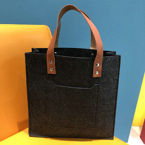 Sac fourre-tout de haute qualité pochette écologique feutre mignon poupée fourre-tout sac à main feutre sac à provisions - Product Image 2