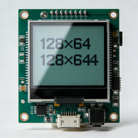 Module LCD TFT personnalisé 128x64 avec rétroéclairage LED 3V DC, luminosité 450 nits pour dictionnaire électronique et livre électronique