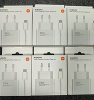 Ventes d'Usine UE US Chargeur Xiaomi Mi 33W avec Câble USB Type-C Kit de Voyage Mural Portable Téléphone Chargeur Rapide Original Xiaomi 33 Watts