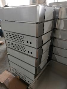 กล่องหุ้มสแตนเลสพร้อมฝาปิด,กล่องครอบโลหะอลูมิเนียมกันน้ำกำหนดได้เองกล่องเหล็กไฟฟ้า - Product Image 6