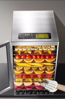 Industriële Fruit Dehydrator Groente Fruit Dehydrator Machine Commerciële Ss Fruit Vleesdroger Dehydrator