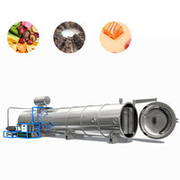 Máquina de Secado por Congelación Yoursjoys, Controlada por PLC, Acero Inoxidable SUS304/316, para Secado de Alimentos Comercial, Capacidad de 500 kg, Fácil de Usar