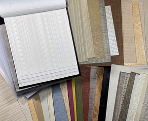 WIS商業用非粘着性防水壁ビニールPVC壁紙ロールエンボス加工ビニール壁装材 - Product Image 2