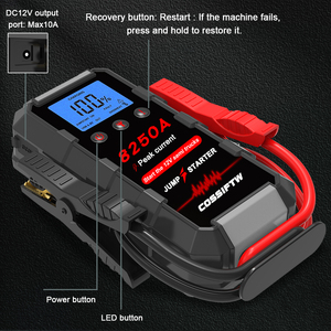 Démarreur de <span class=keywords><strong>batterie</strong></span> 8250A robuste 12V, booster de <span class=keywords><strong>batterie</strong></span> portable <span class=keywords><strong>pour</strong></span> démarrage d'urgence de voitures et camions - Product Image 3