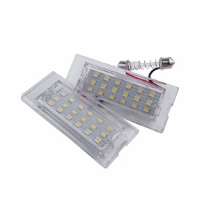 หลอดไฟ LED สำหรับป้ายทะเบียน Dengdi Tech 12V สีขาว ฝาครอบใส สำหรับ BMW E83 X3 E53 X5 PZ143 - Product Image 3