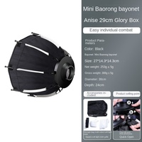 Boîte à lumière octogonale 30 cm à dégagement rapide pour studio photo et photographie de portrait