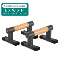 Ensemble de Parallettes en Bois TELLUS Fitness Calisthenics Handstand Parallettes Antidérapant Yoga Gymnastique Outil D'entraînement Barres De Pushup Dip Bar