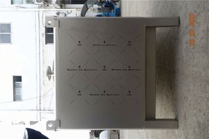 Customize 1500L <b>Square</b> Type Stainless Steel 304 Anticorrosive Chemical Liquid IBC Storage Tank with Motor - Product Image 4